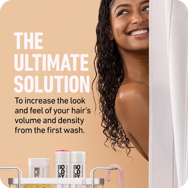 Boldify Thicken Volume Conditioner - Ultimate Biotin Formula for Hair Thickening & Nourishment | Ideal for Fine or Oily Hair