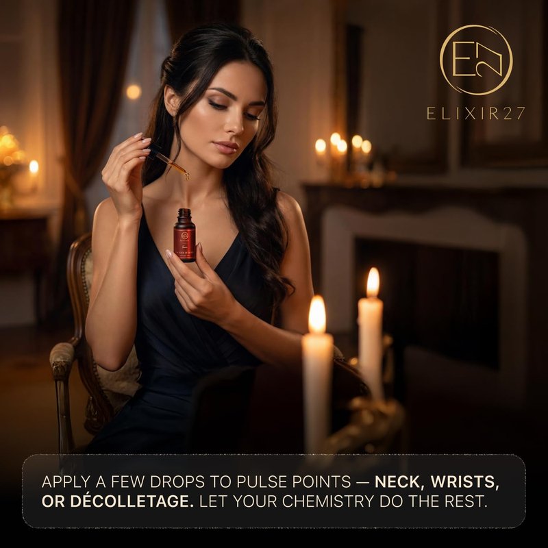 Pheromones Perfume Oil for Women - Luxury Long-Lasting Fragrance with Raspberry, Jasmine & Vanilla Notes | 10ml