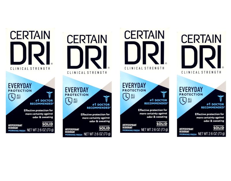 Certain Dri A.M. Underarm Refresher-2.6 oz, (Pack of 4)