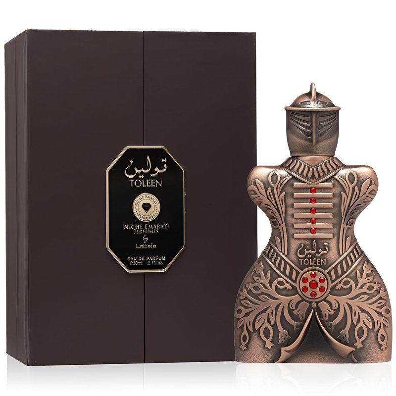 Lattafa Niche Emarati Toleen - Fruity Floral Amber Musky Eau de Parfum for All | 2.7 Ounce / 80 ml