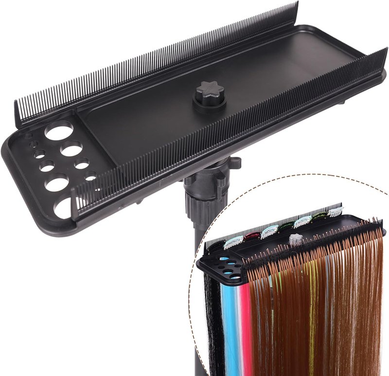 Skiennix Hair Extension Holder - Double-Sided Display Rack for Salon & Home Use | Hair Separator Tool