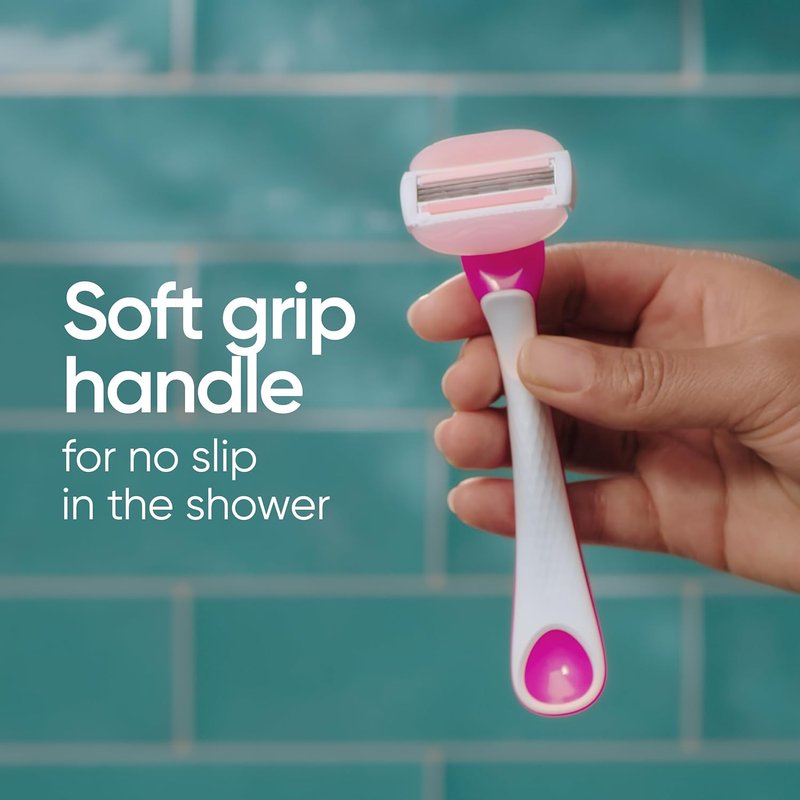 Gillette Venus Disposable Razors for Women - ComfortGlide with White Tea Scented Moisture Bars | 2 Count