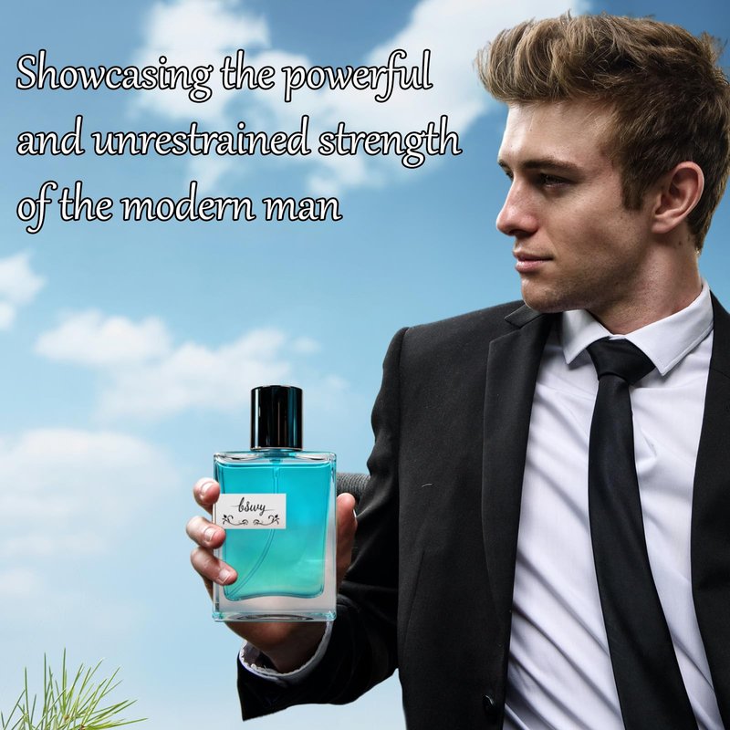 JPM Pheromone Cologne for Men - Eau de Parfum - with Citrus, Leather, Tobacco Flower - Intense & Seductive Scent for Date Night, Lasting Formal Daily Fragrance, 50ml/1.69fl oz