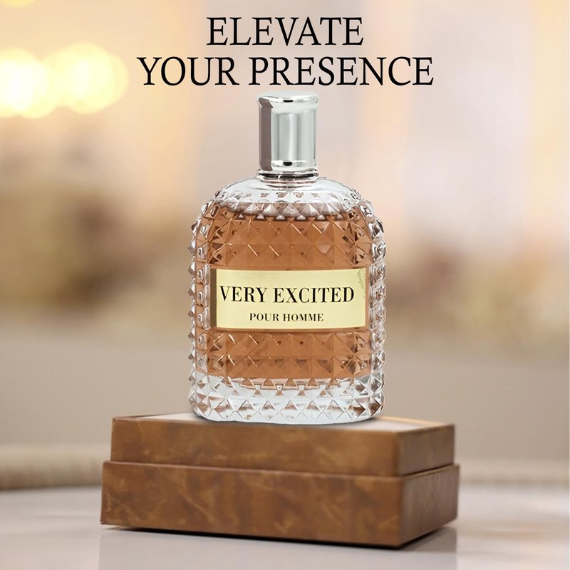 A CENTER Men's Cologne Gift Set 4 x 3.4 FL oz|Luxury perfume with Premium Presentation Box|Perfect Valentine's Day Gift for Him|Long Lasting Fragrance(KlamathD&YValentine&VExcitedY&ValuableY)