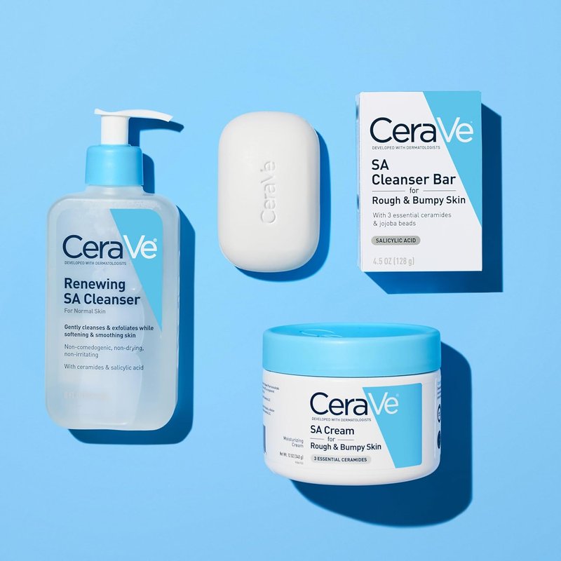 CeraVe Moisturizing Cream - Exfoliating Body Cream with Salicylic Acid & Ceramides | 16 Ounce
