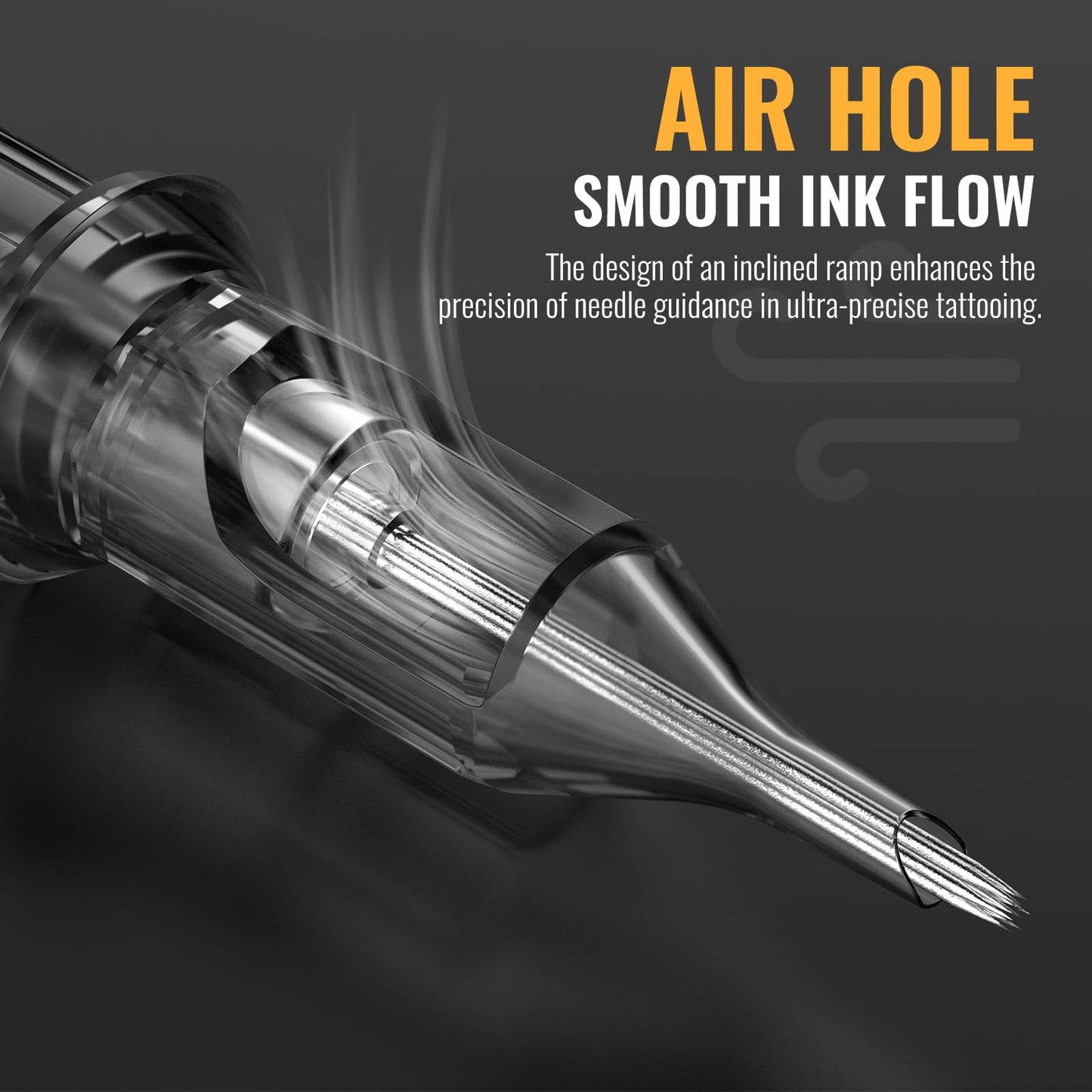 Wormhole Tattoo 20Pcs Tattoo Needles 7RL Disposable Tattoo Cartridge Needles Round Liner for Tattoo Gun Cartridge Machine Permanent Makeup (1007RL)
