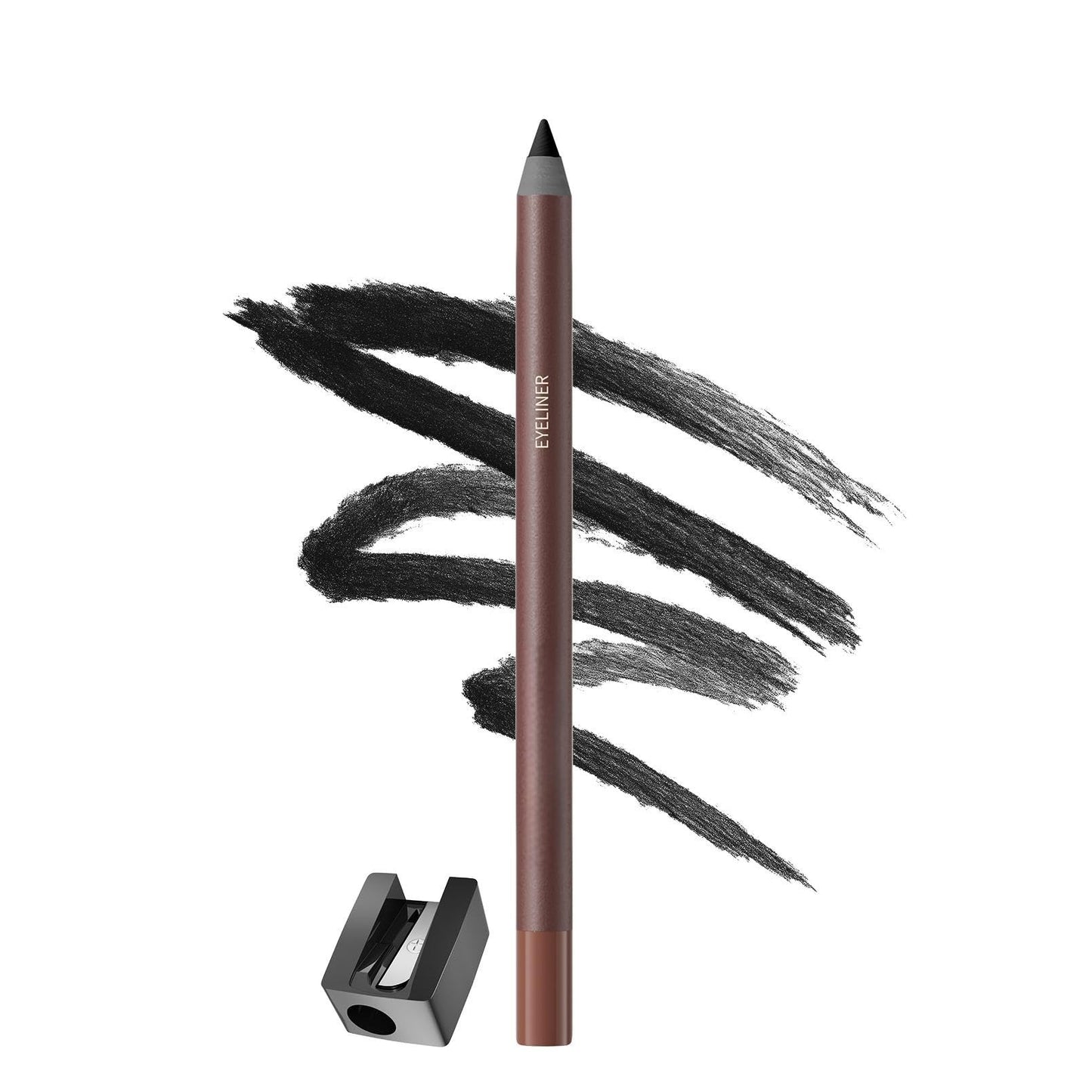 TOSOUATOP 2 IN 1 Eyeliner Pencil【Smudge Proof】【Water Proof】【Long Wearing】，5# BLACK