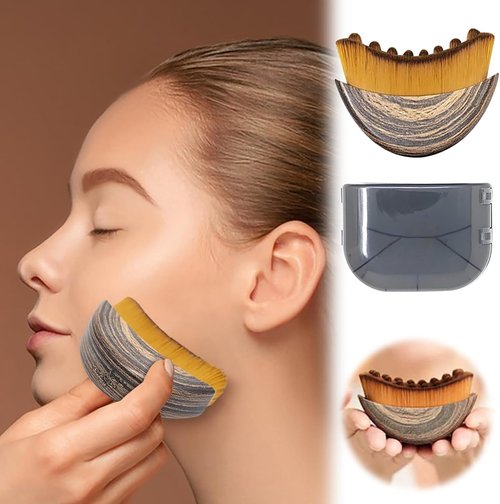 New Lymphatic Contour Face Brush, Lymphatic Drainage Massager for Face,Ergonomically Designed to Fit The Skin Precisely and Relieve Fatigue