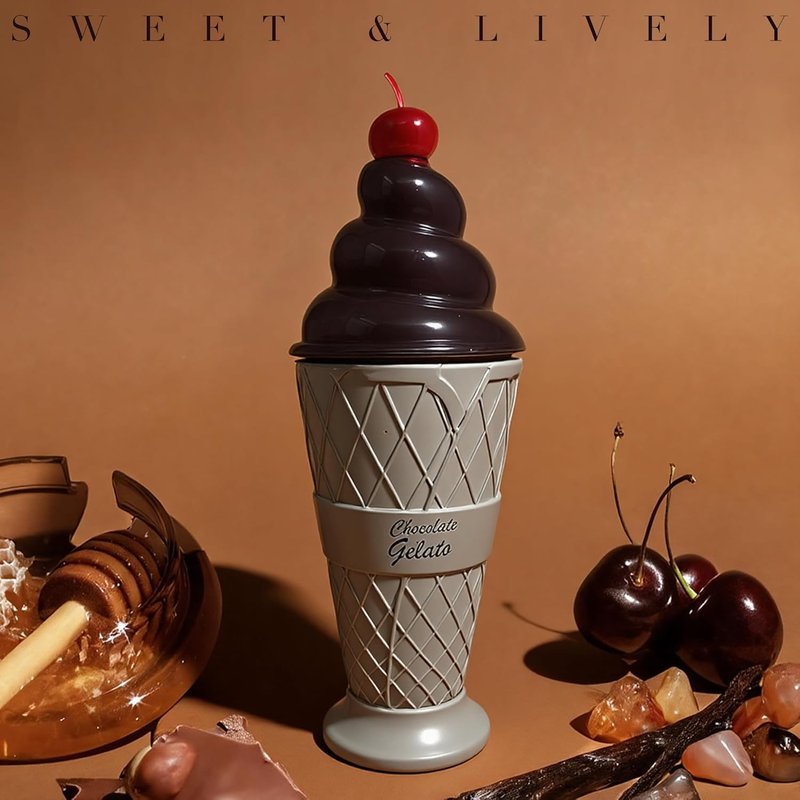 AFLUXE Sweet Dessert Collection EDP - Chocolate Gelato Travel Size Eau de Parfum for Women | Cute Shape