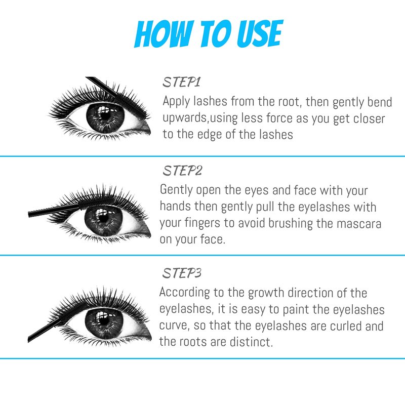 Mascara for Older Women 60 Plus, Mascara for Seniors with Thinning Lashes, Hypoallergenic Sensitive Eyes, Black Volume and Length, Waterproof Smudge Proof(1pc)