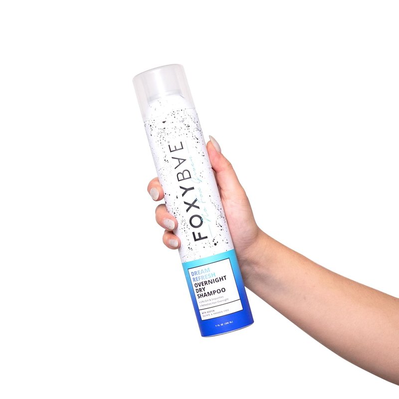 FoxyBae Overnight Dry Shampoo Spray - Biotin & Charcoal Formula for Oily Hair | 7 fl oz
