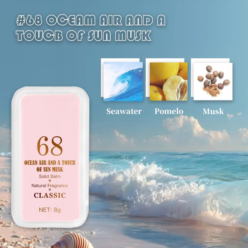 gcdat 3 PCS Solid Balms Set Solid Perfume Portable Pocket Balm Perfume Perfect for Travel Use Natural Fragrance Parfum for Women