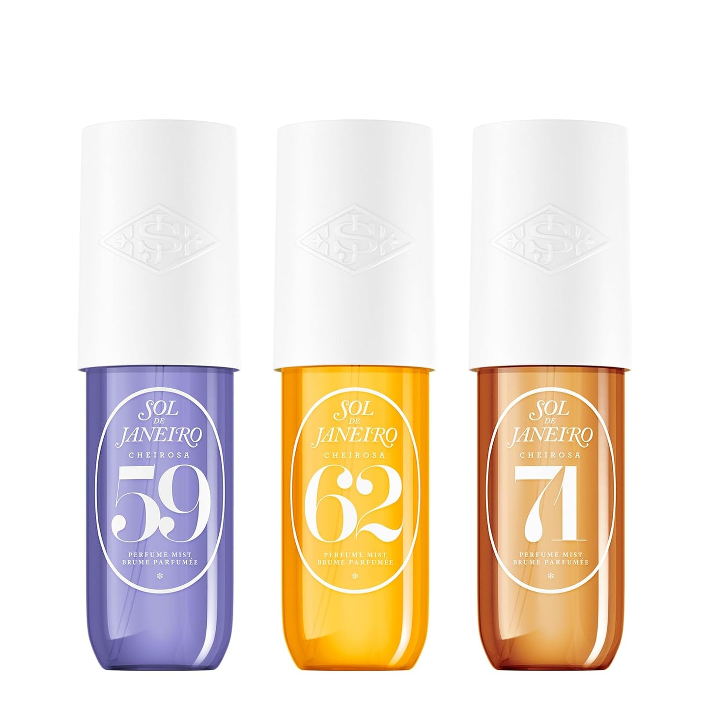 Sol de Janeiro Vanilla Lovers Perfume Mist Bundle - Cheirosa 62, 71, and 59-3 fl oz.(Pack of 3)