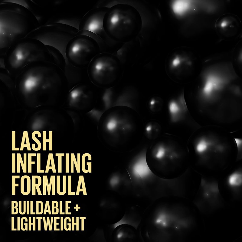 Maybelline The Colossal Bubble Waterproof Mascara, Buildable Mascara Volume and Length Formula for Bold, Separated Lashes, Very Black, 1 Count