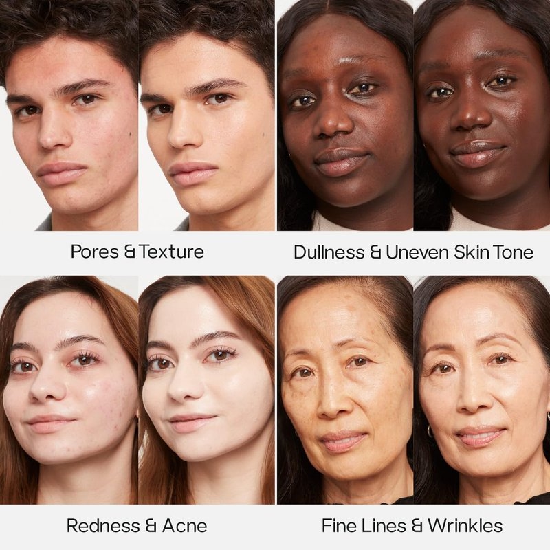 Saie Glowy Super Skin Tint Liquid Foundation - Weightless + Dewy Foundation with Lightweight Medium Coverage - Hydrating Face Makeup + Skin Care Serum Hybrid with Hyaluronic Acid - Shade 15 (1.01 oz)