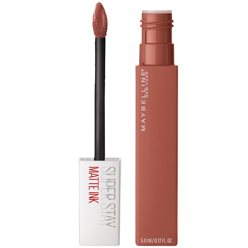 MAYBELLINE Super Stay Matte Ink Liquid Lipstick Makeup Long Lasting High Impact Color Up to 16H Wear Amazonian Nude Brown & Seductress Light Rosey Nude