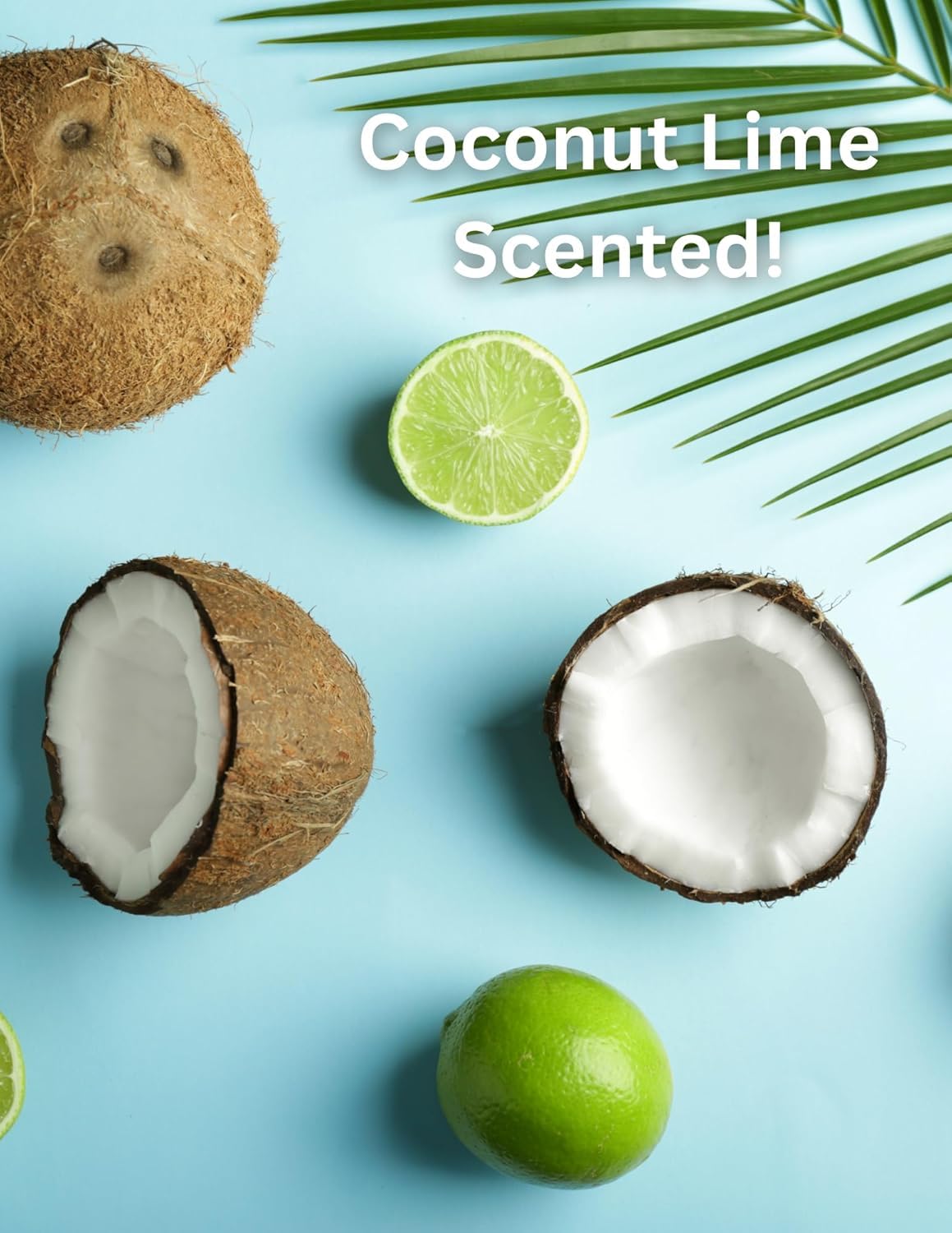 Coconut Lime Body Sugar Scrub with Shea Butter, 4 oz Jars, 2 Pack