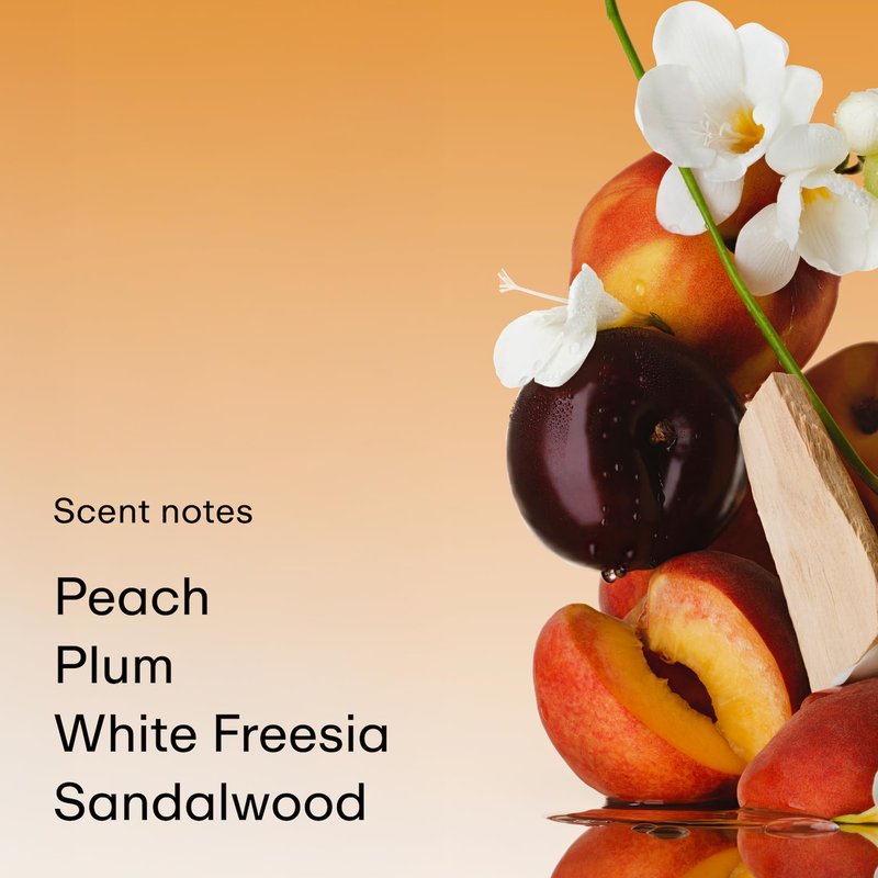 PHLUR Peach Skin Body Mist, 8 Fl Oz - Hair and Body Perfume for Women with Peach Bellini, Bergamot, Vanilla Orchid, Milky Sandalwood & Sheer Amber Fragrance Body Spray