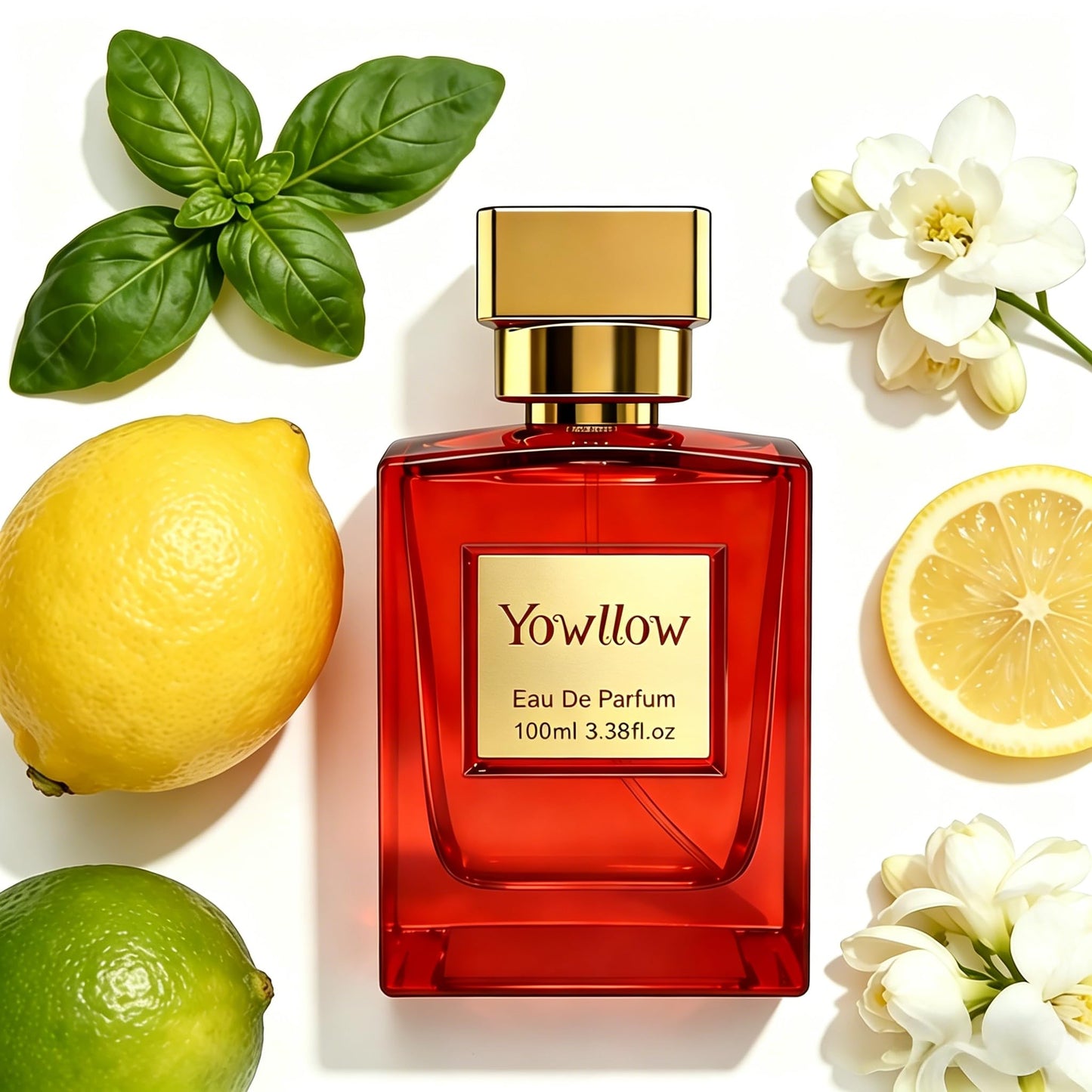 Yowllow Myrtle California Eau de Parfum 3.4 Fl Oz/100ML Inspired by Par.ma Blu Med.iterr.aneo Mir.to- Fresh Citrus & Aromatic Woody Notes Womens Long Lasting Fragrance Spray,Vegan & Cruelty-Free ﻿