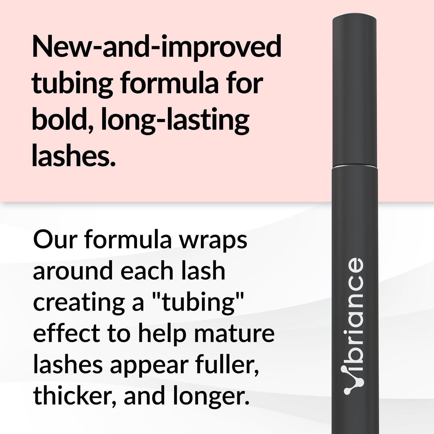 Vibriance Volumizing Tubing Mascara, Soft Black - Hypoallergenic, Moisturizing, Lifting, Long-Lasting - Special Tube Formula for 50+
