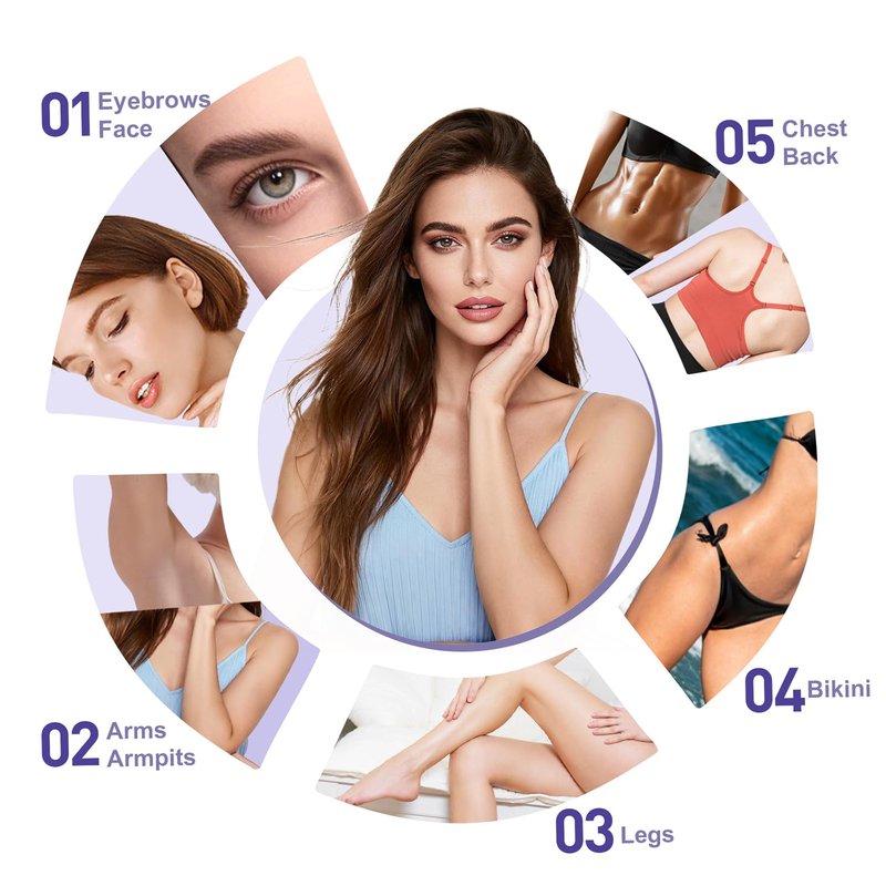 Face Waxing Kit for Women, Facial Wax Kit, Silicone Eyebrow Wax Kit, Microwave Upper Lip Hair Removal with 100g Wax Beads