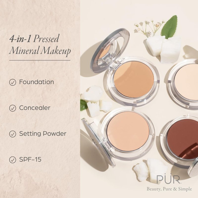 PÜR MINERALS 4-in-1 Pressed Mineral Makeup Broad Spectrum SPF 15