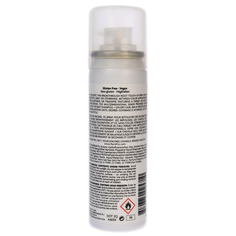 R+Co Bright Shadows Root Touch up Spray, Dark Brown, 1.5 Oz