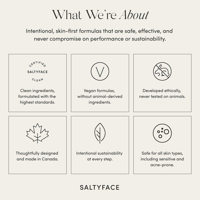 SALTYFACE - Tanning Water (Light to Medium) - Self Tanner for Face, Neck, Ears, Chest - No Color Transfer - Oil Free, Fragrance Free - Streak-Free, Non-Clogging - Vegan Skin Care - 1 FL OZ (30 ML)