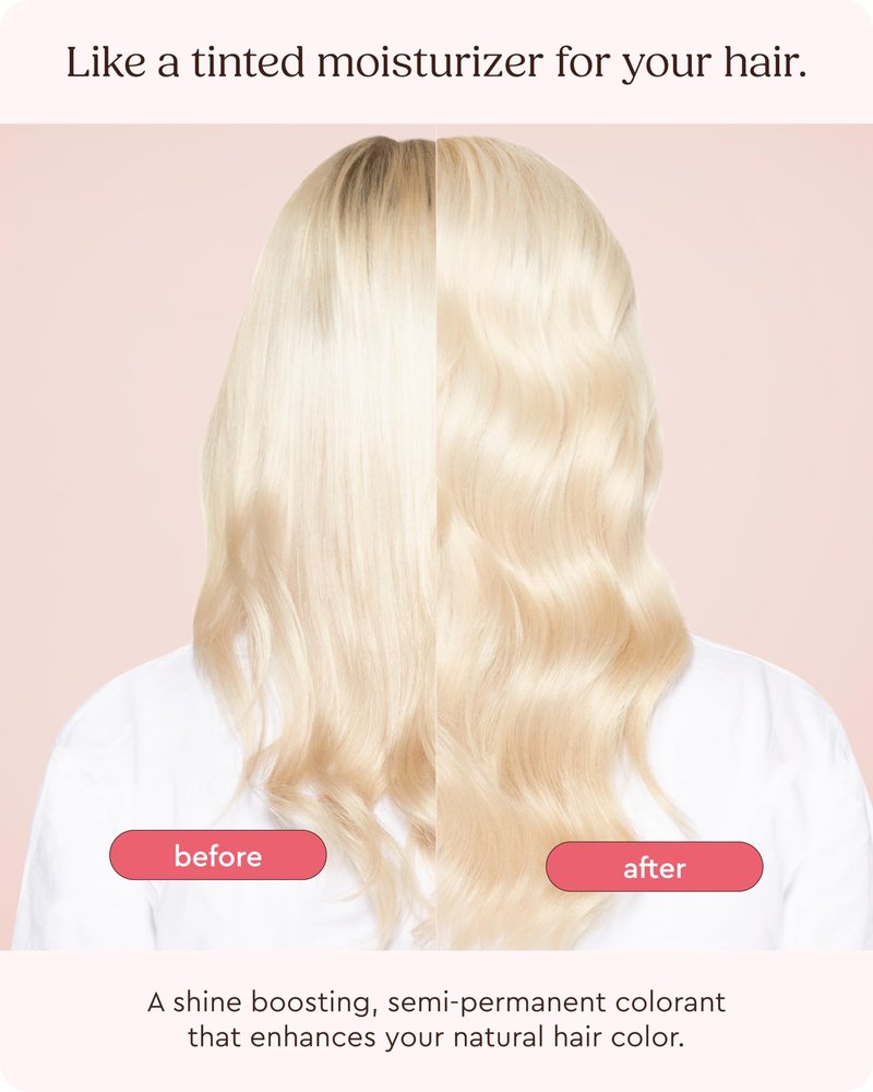 GLAZE SUPERGLOSS PURPLE TONING GLOSS: Hydrating, toning gloss for blonde, bleached & highlighted hair. Neutralizes yellow tones, boosts shine, conditions in 10 minutes - 6.4 fl oz - Pearl Blonde
