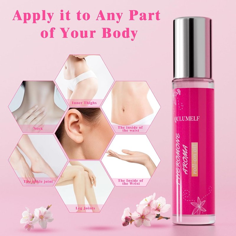 QULUMELF Pheromone Perfume for Women - Long Lasting Fruity Fragrance | Portable Roller Ball Design