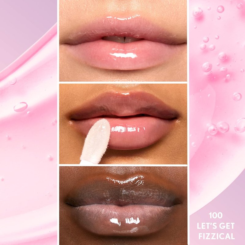 COVERGIRL Clean Fresh Yummy Lip Gloss - Sheer Vegan Formula | 100 Let's Get Fizzical, 0.33 fl oz