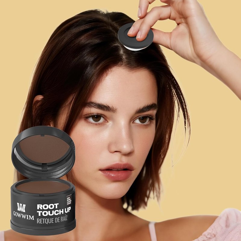 Hairline Powder | Black Hair Color Shadow for Instant Gray Coverage - 4g Touch-Up Solution