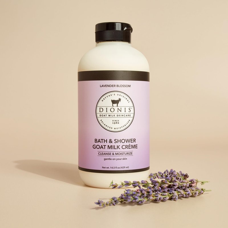 Dionis Bath & Shower Goat Milk Crème Lavender Blossom 14.5oz (Pack of 1)