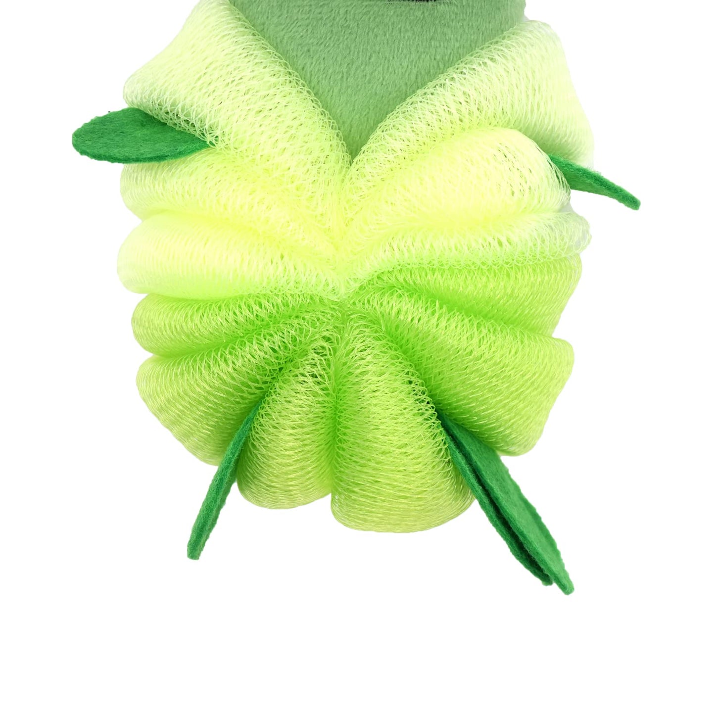 Cute Unicorn Kids Bath Loofahs Balls for Baby Girls Boys Mesh Shower Ball Pouf Exfoliating Bath Sponge Body Cleaner Bath Accessories (Green Shark)
