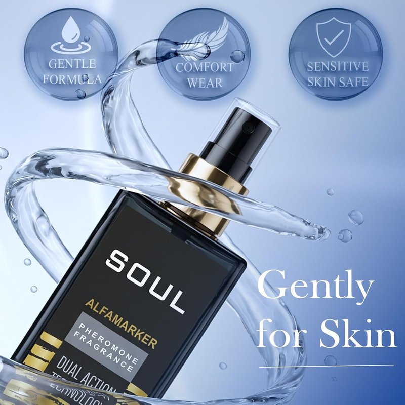 Pheromone Cologne for Men - Citrus Woody Spicy Scent | 4fl.oz Long-Lasting Body Spray