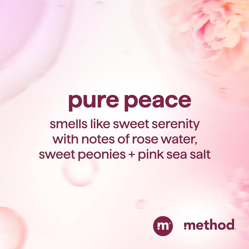 Method Pure Peace Volumizing Shampoo - Thicker, Fuller Hair | Sulfate-Free, Color-Safe - 14 oz