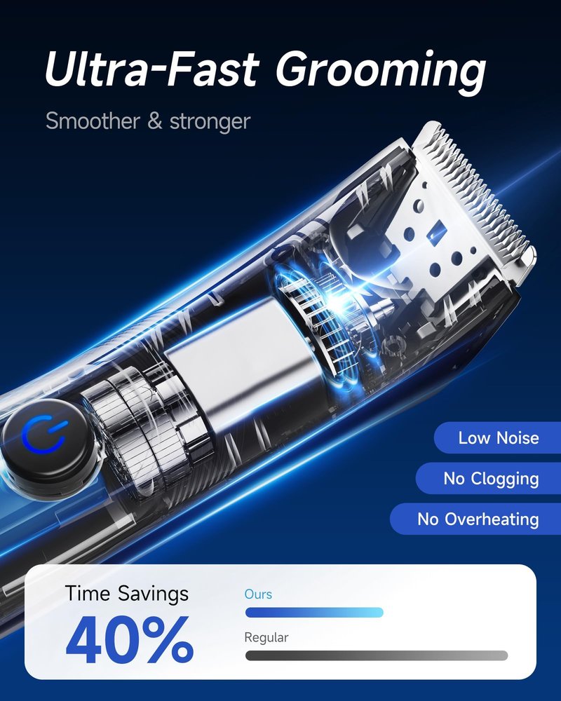 Manscape Trimmer for Men - No Nicks Electric Razor-Shaver for Balls/Pubic/Groin/Legs/Chest Hair Removal w/Light & Ceramic Blade, IPX7 Waterproof Full Body Hair Groomer USB-C Charging, Gifts for Men