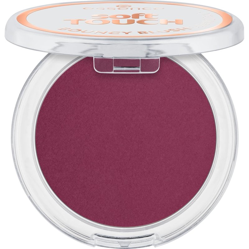 essence | Soft Touch Bouncy Blush | Lightweight, Buildable Cream to Powder Blush | Long-Lasting Natural Flush | Vegan & Cruelty-Free Makeup (40 Roses in Berry)