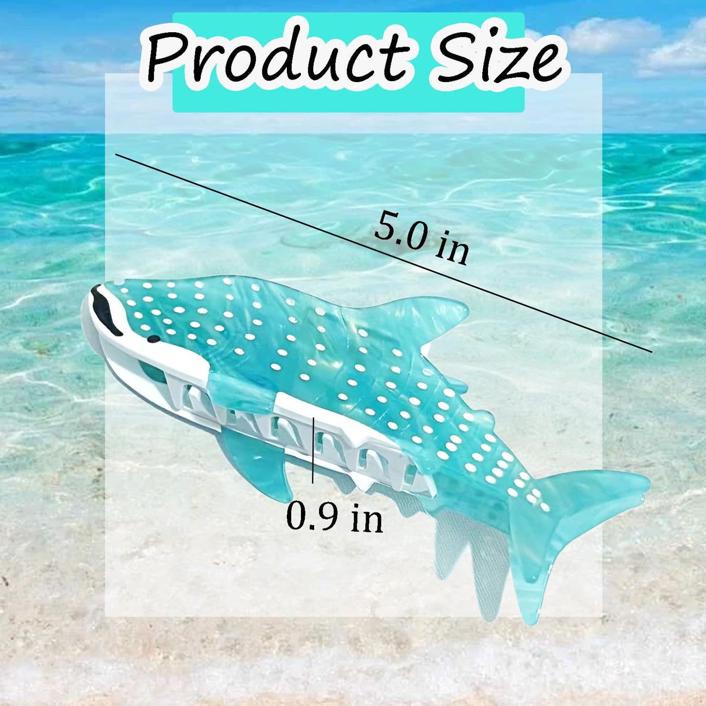 Whale Shark Hair Clip Fun Animal Claw Clips Cute Ocean Hair Clips Shark Gifts for Women Acetate Claw Clips Hair Accessories for Women Girls