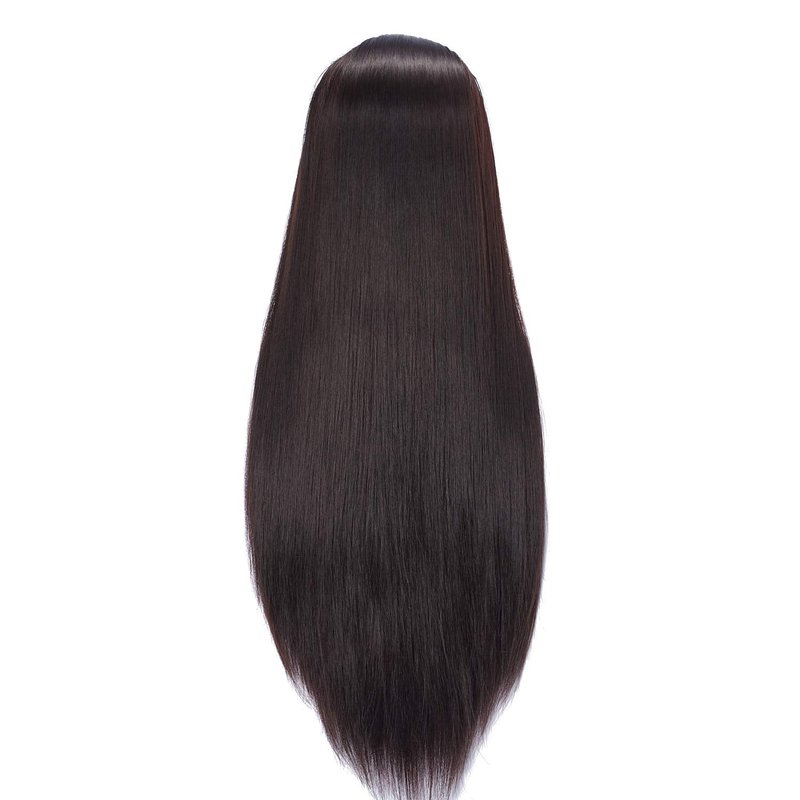 Headstar Mannequin Head 26-28" Synthetic Fiber Manikin Head Hairdresser Styling Training Head Training Model Cosmetology Doll Head Hair for Practice Cutting Braiding with Free Clamp Stand 7E6606LB0220