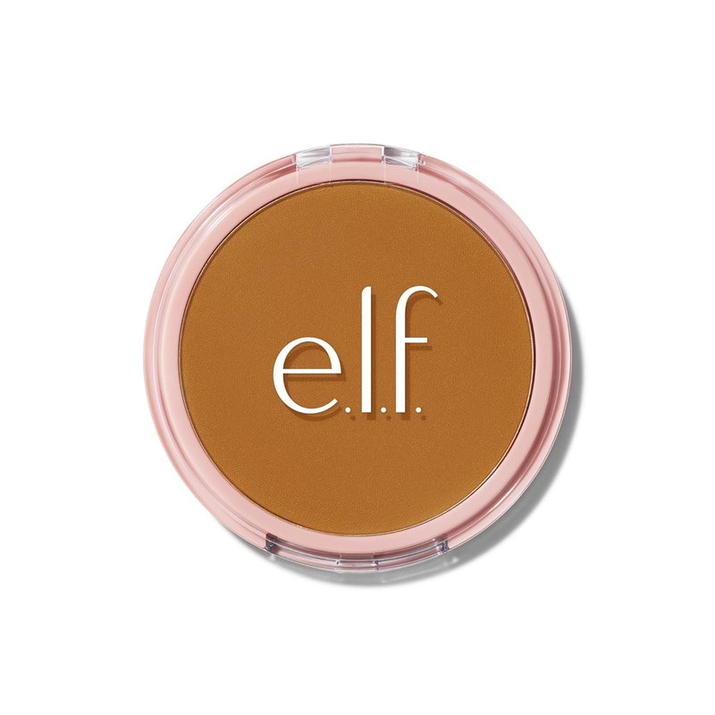 e.l.f. Halo Glow Powder - Ultra-Fine Finishing Powder for Smooth Pores & Fine Lines | Vegan, Deep Warm Shade