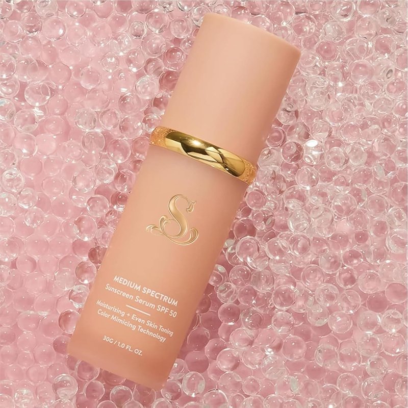 Skiennix 4-in-1 Color Changing Foundation - Medium Spectrum Full Coverage with SPF 50+ | Longwearing & Waterproof