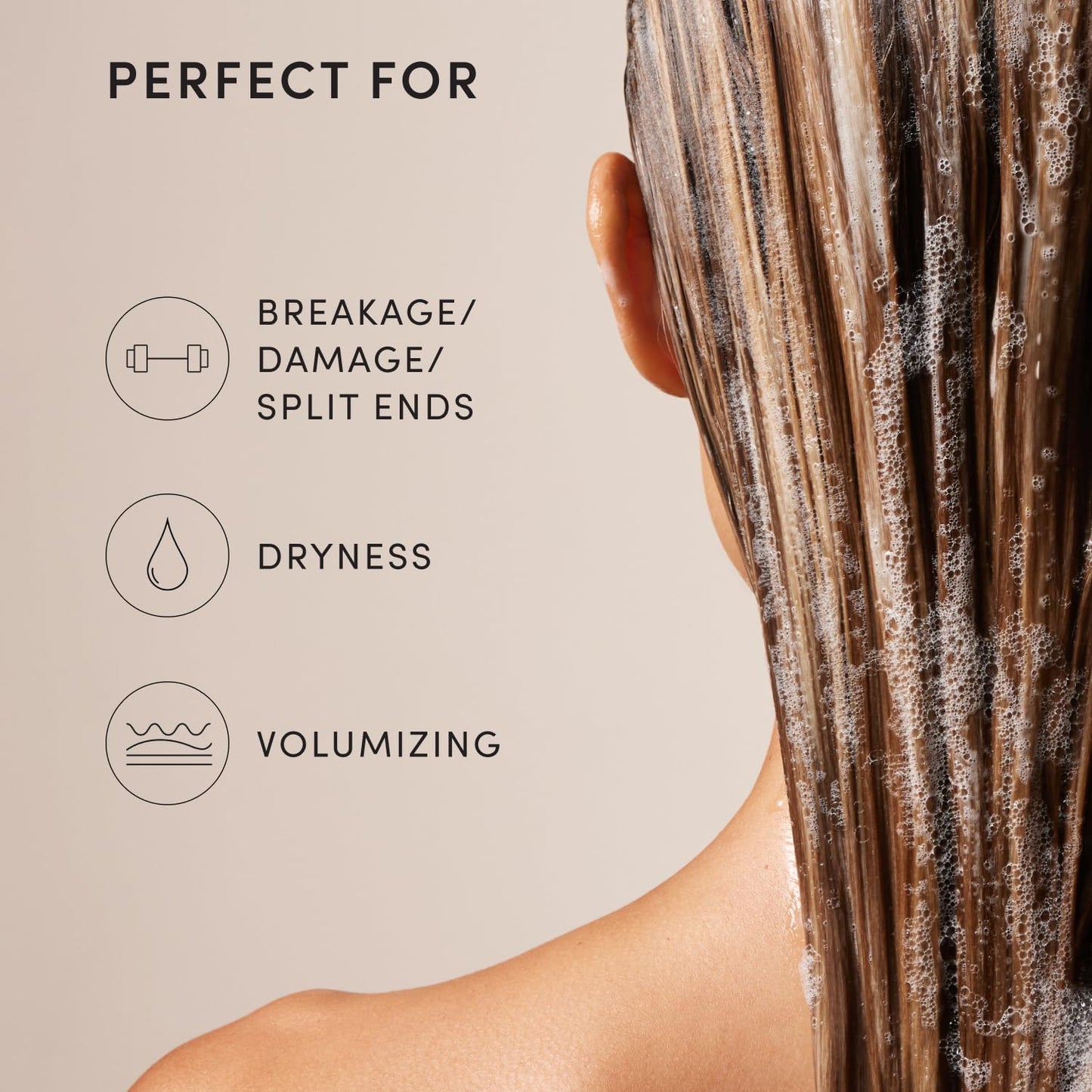 OUAI Fine Hair Shampoo - Biotin Thickening Shampoo for Flat, Thin Hair - Volumizing & Strengthening Keratin & Chia Seed Oil for Women & Men - Lightweight, Color-Safe, Sulfate Free, Refill 32 Oz