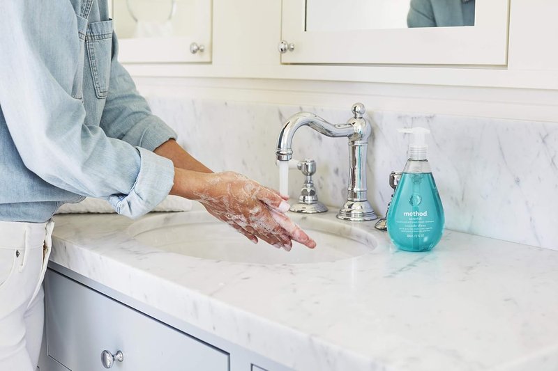 Method Gel Hand Soap Refill - Sweet Water Scent | 34 Fl Oz (Pack of 6)