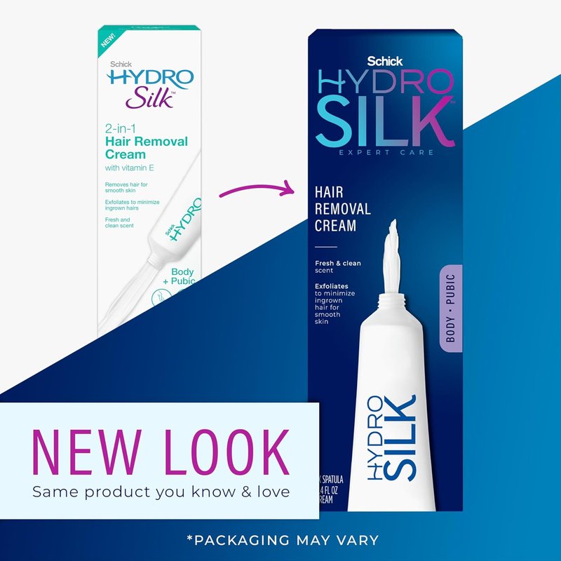 Schick Hydro Silk Depilatory Cream - Smooth Skin for Body & Bikini Area | 6 oz