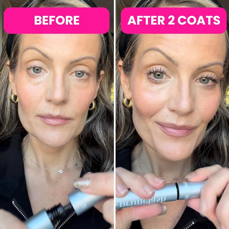 Prime Prometics PrimeLash Mascara for Older Women - Volumizing & Lengthening | Hypoallergenic, Long-Lasting (Black)