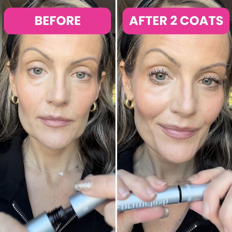 Prime Prometics PrimeLash Mascara for Older Woman – Volumizing, Incredible Length in 2 Coats – Long-Stay, Zero Clumps, Hypoallergenic (Emerald)