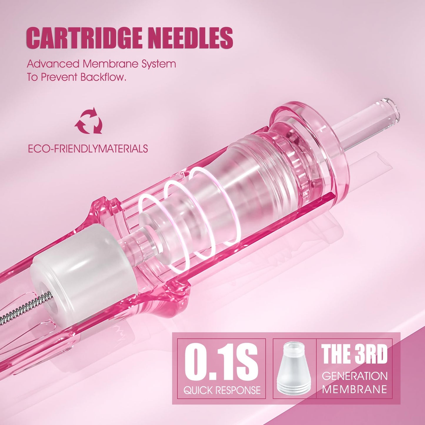 TATELF 1003RL Tattoo Needles 20Pcs - Professional Disposable Tattoo Cartridges #10 Round Liner (Bugpin) - Compatible with Most Rotary & Pen Machines
