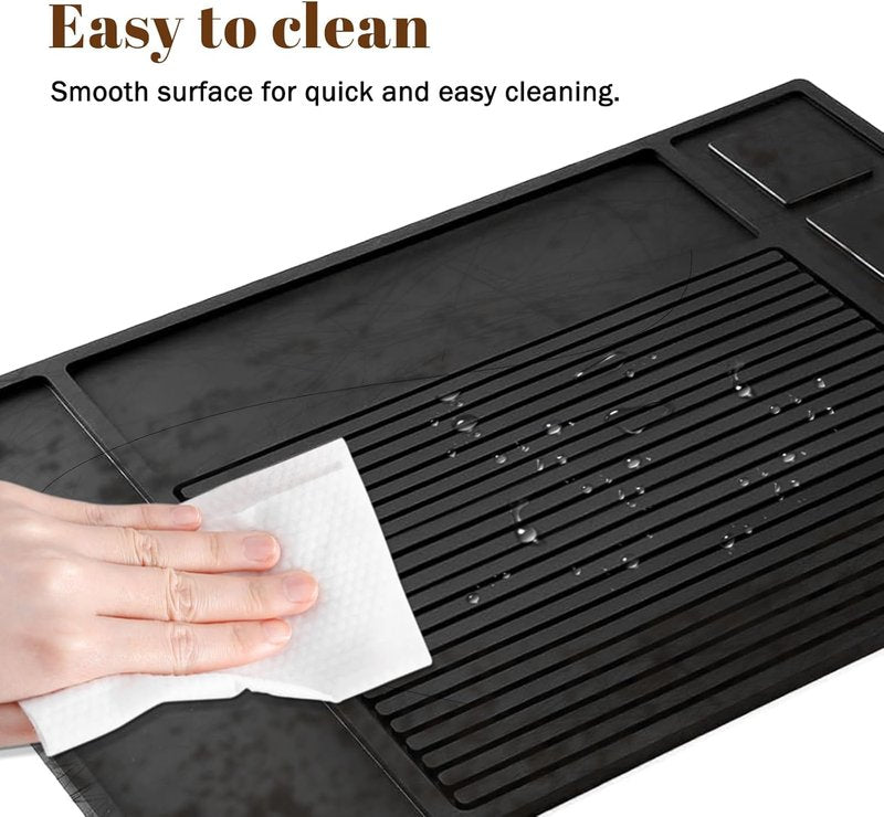Magnetic Barber Mat for Clippers - Professional Non-Slip Organizer for Beauty Tools | Durable & Easy to Clean