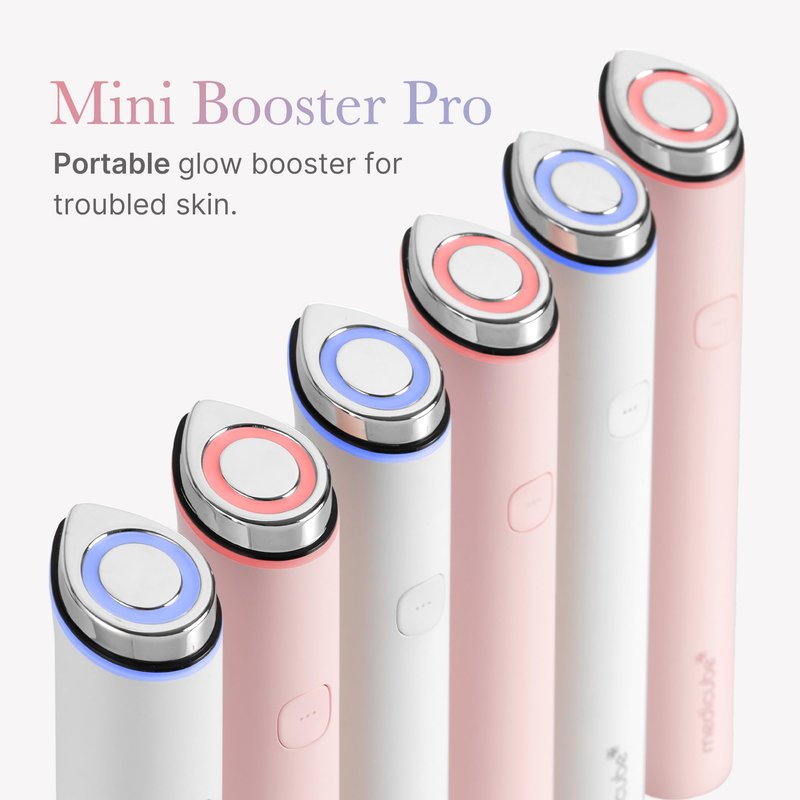 medicube Mini Booster Pro Pink | Affordable At-Home Facial Device for Beginners - Portable Glow Booster for Glass Skin, Boosting Skin Care Absorption, Skincare for Teens, Korean Skin Care